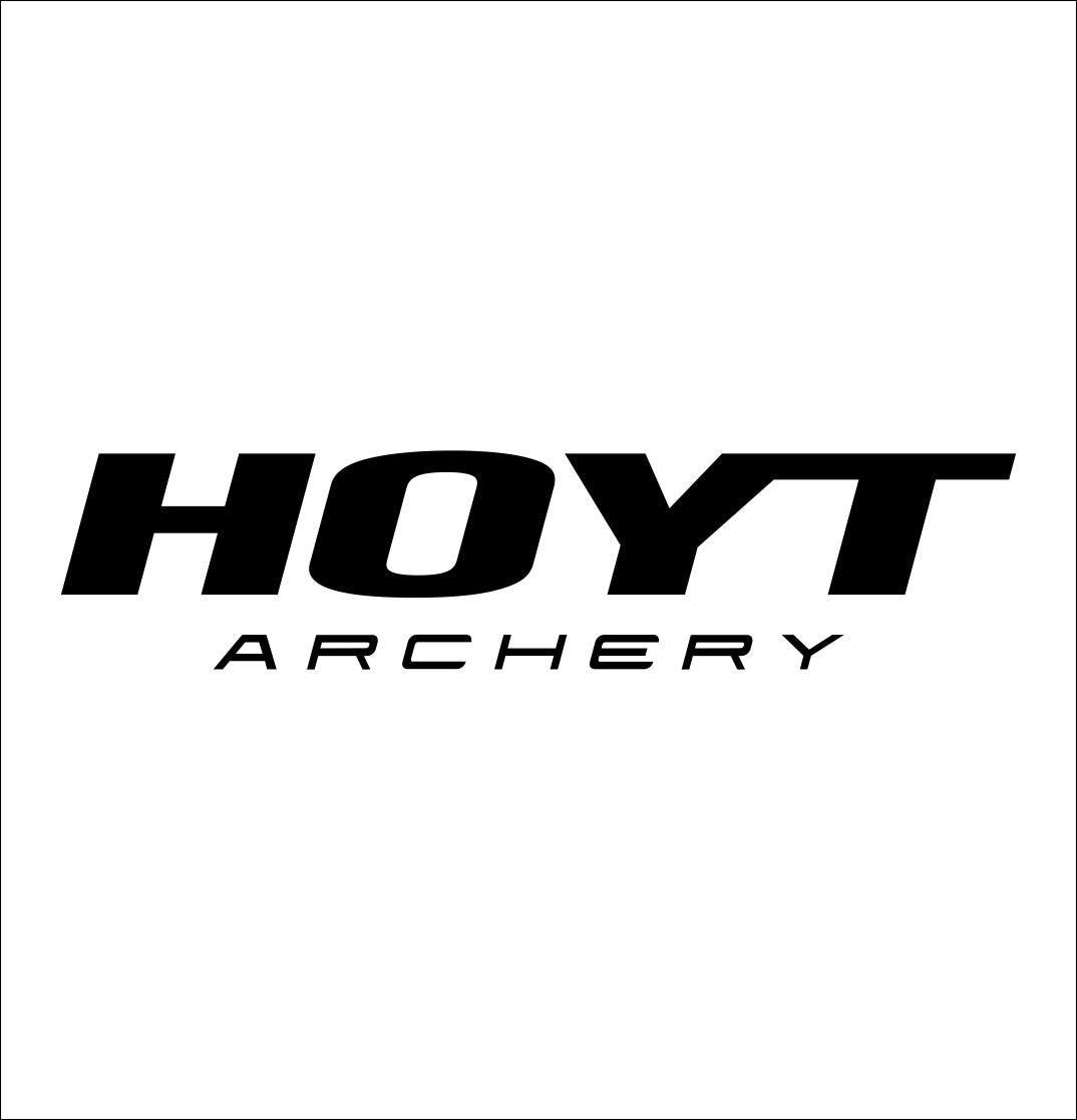 Hoyt Archery decal, sticker, hunting fishing decal, car sticker b