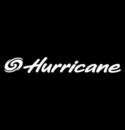 Hurricane Boats decal, sticker, hunting fishing decal, car sticker