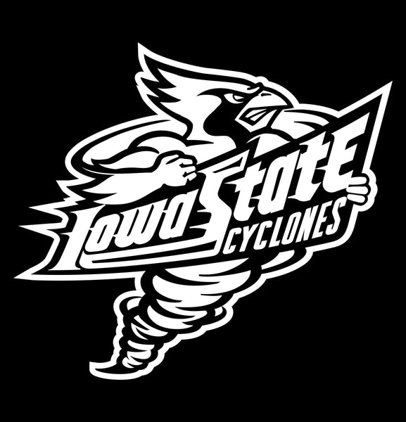 Iowa State Cyclones decal, car decal sticker, college football