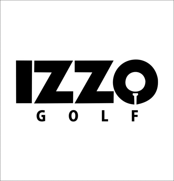 Izzo decal, golf decal, car decal sticker