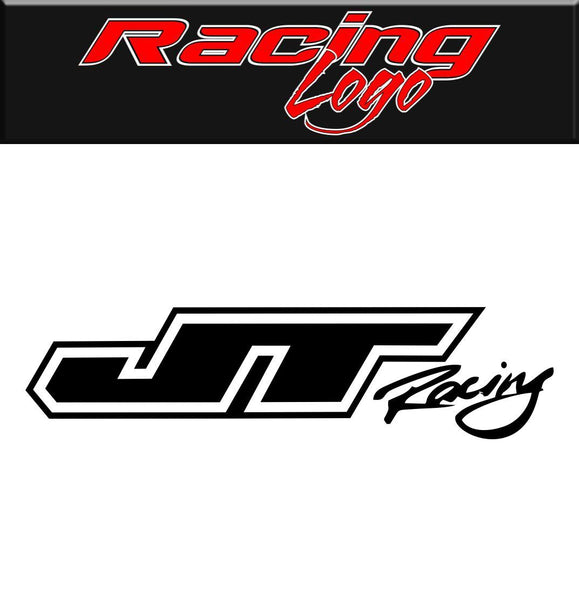 JT Racing decal, racing sticker