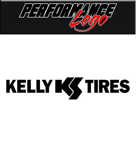 Kelly Tires decal, performance decal, sticker