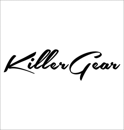 KILLER GEAR decal, sticker, hunting fishing decal, car sticker