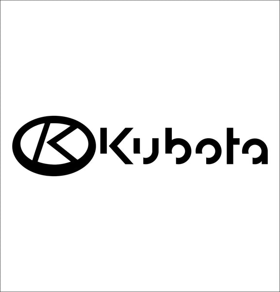 Kubota decal, farm decal, car decal sticker