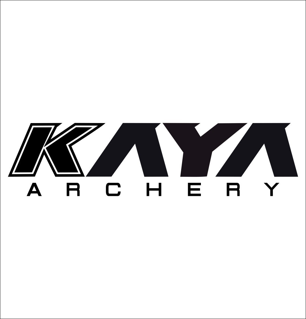 Kaya Archery decal, sticker, hunting fishing decal, car sticker