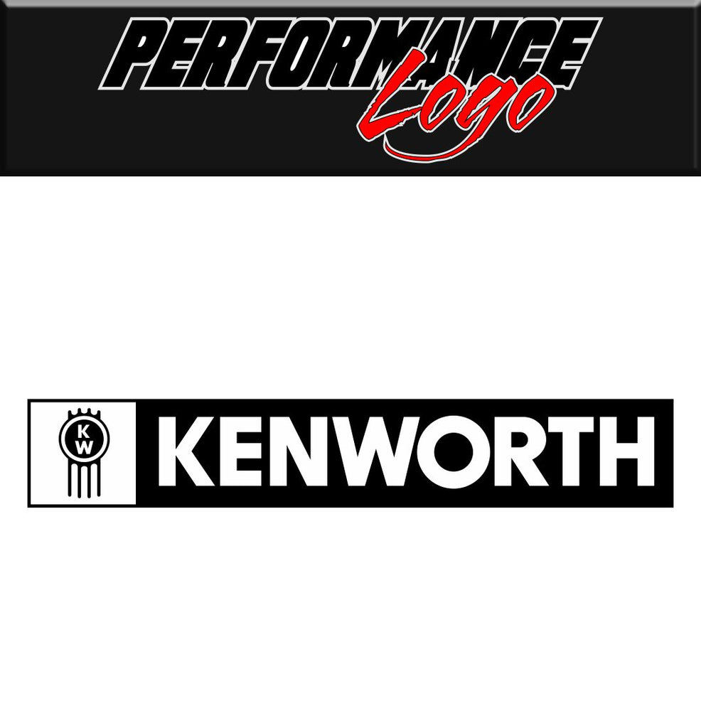 Kenworth decal, performance decal, sticker