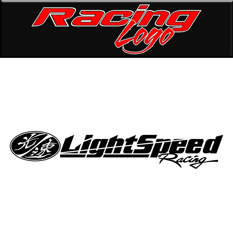 LightSpeed Racing decal, sticker, racing decal