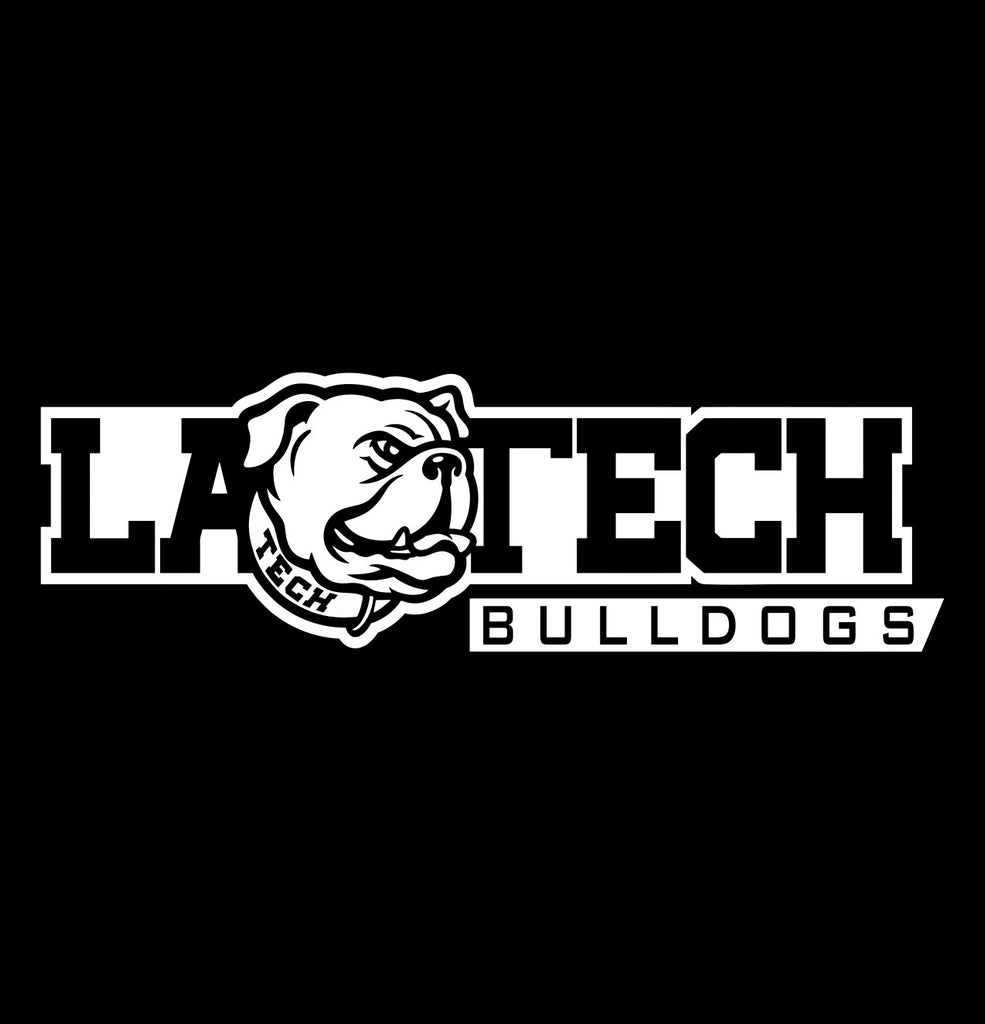 Louisiana Tech Bulldogs Decalcomania Adesivo Taglio Perfetto 10,2x10,2 Cm - Vinile Per Esterni