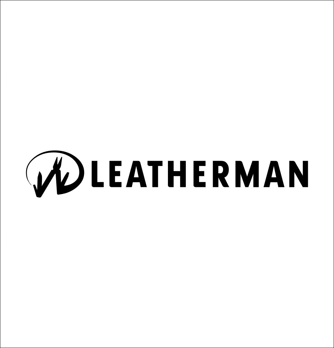Leatherman decal, sticker, hunting fishing decal, car sticker