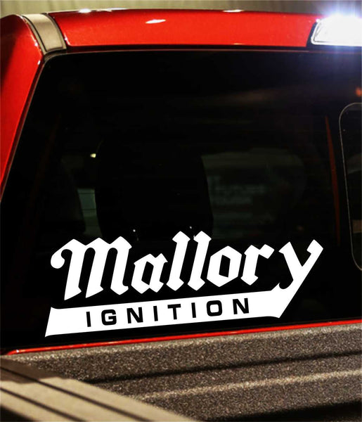 mallory ignition  decal - North 49 Decals