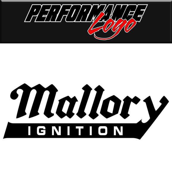 Mallory Ignition decal, performance decal, sticker