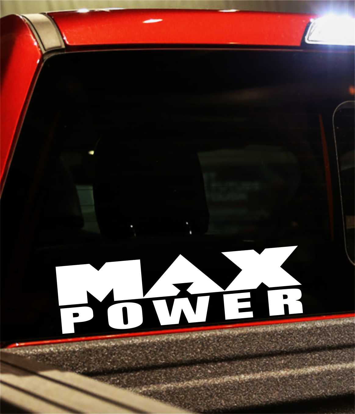 Max Power decal – North 49 Decals