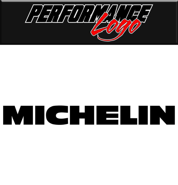 Michelin decal, performance decal, sticker