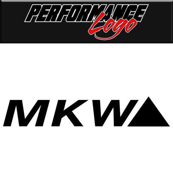 MKW decal, performance decal, sticker