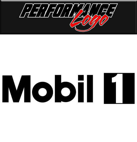 Mobil 1 decal, performance decal, sticker