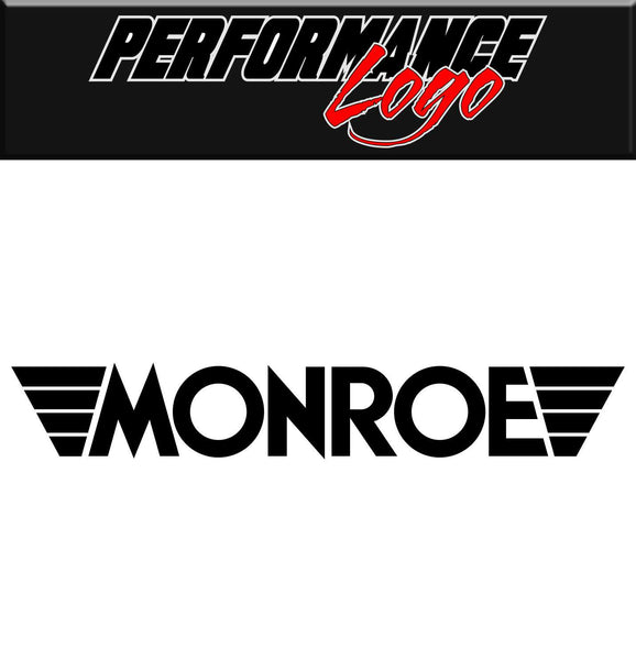 Monroe decal, performance decal, sticker