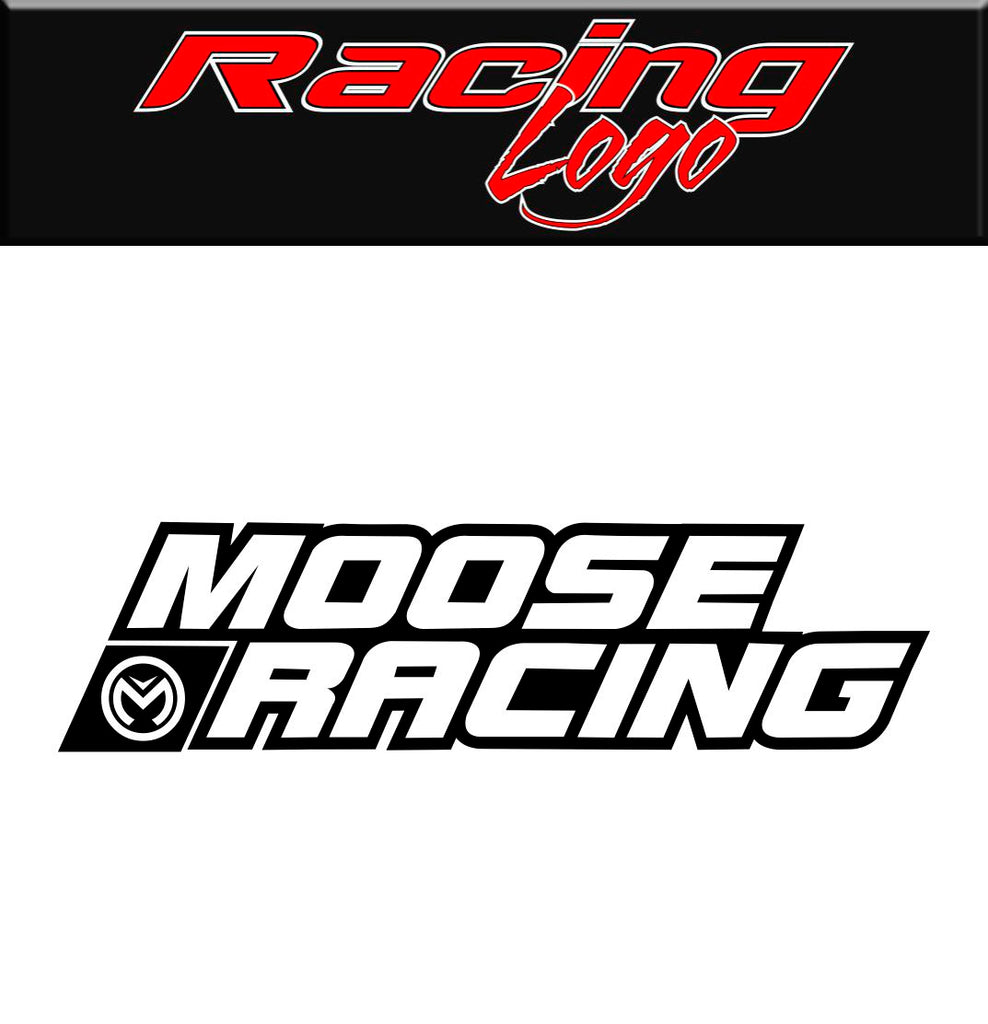 Moose Racing decal, sticker, racing decal