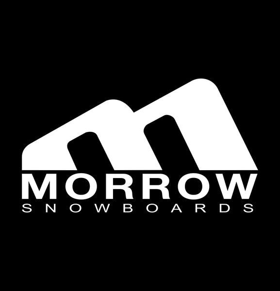 Morrow Snowboards decal, ski snowboard decal, car decal sticker