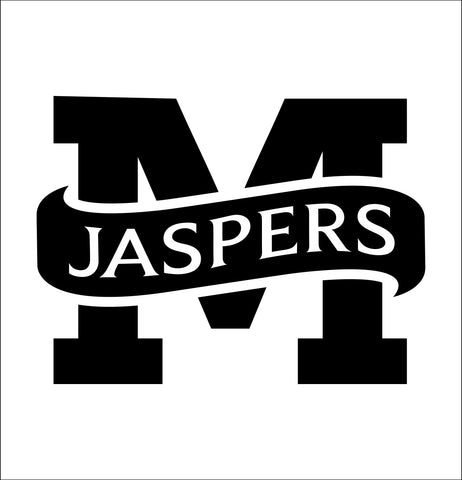 Manhattan Jaspers decal, car decal sticker, college football