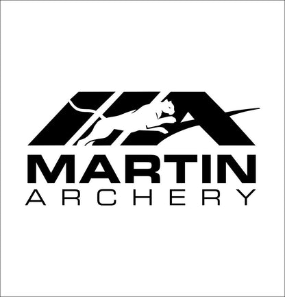 Martin Archery decal, sticker, hunting fishing decal, car sticker