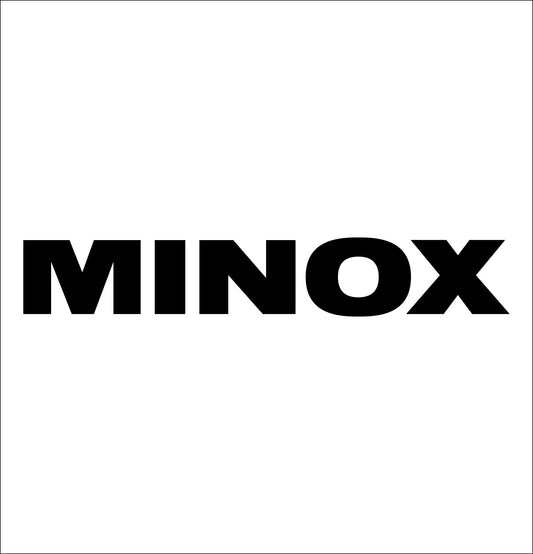 Minox decal, sticker, hunting fishing decal, car sticker