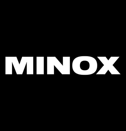 Minox decal, sticker, hunting fishing decal, car sticker