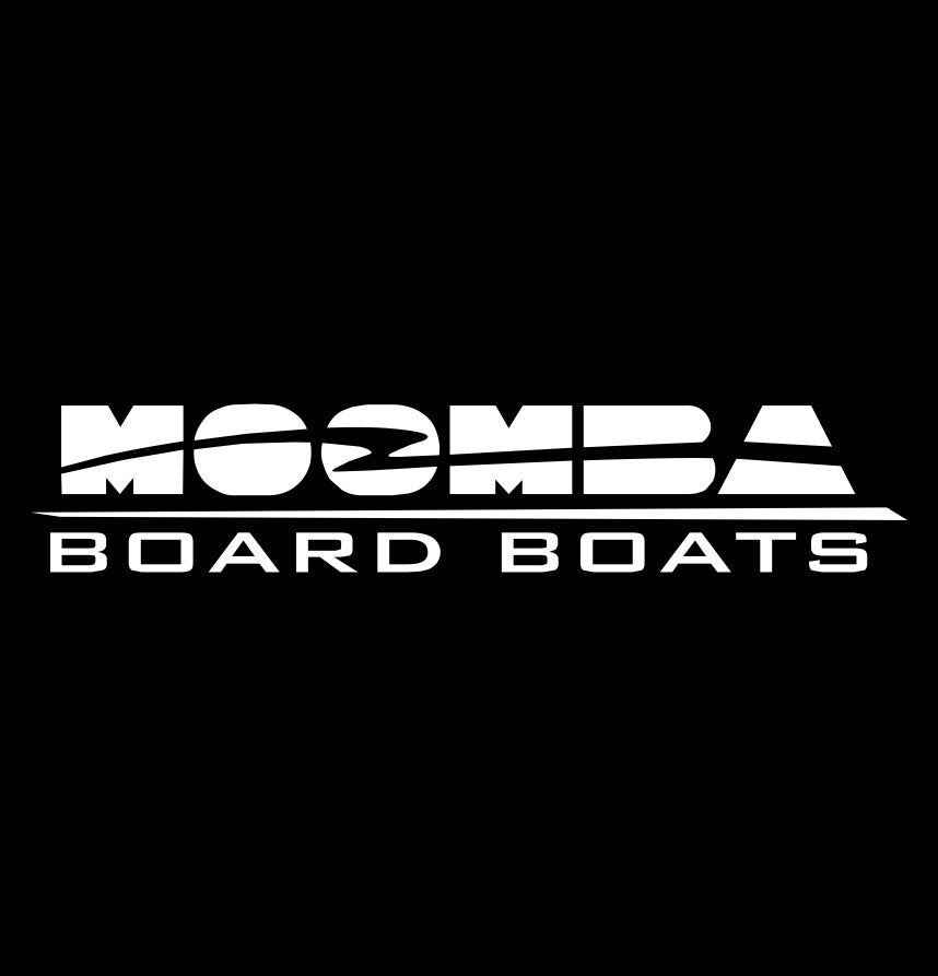 Moomba Boats decal, sticker, hunting fishing decal, car sticker b
