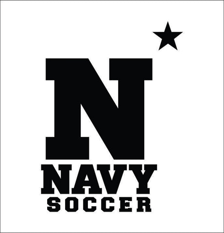 Navy Soccer decal