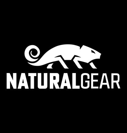 Natural Gear decal, sticker, hunting fishing decal, car sticker