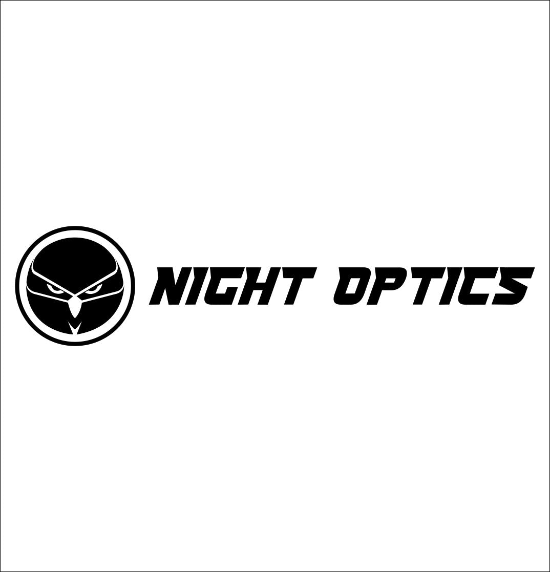 Night Optics decal, sticker, hunting fishing decal, car sticker