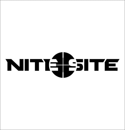 Nite Site decal, sticker, hunting fishing decal, car sticker