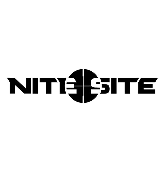 Nite Site decal, sticker, hunting fishing decal, car sticker