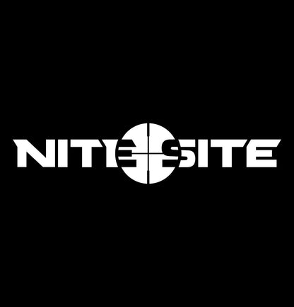 Nite Site decal, sticker, hunting fishing decal, car sticker