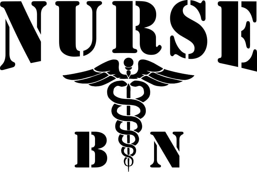 Nurse bn nurse decal - North 49 Decals