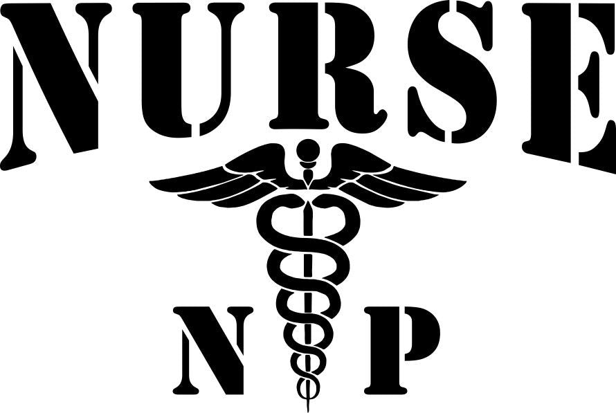 Nurse np nurse decal - North 49 Decals