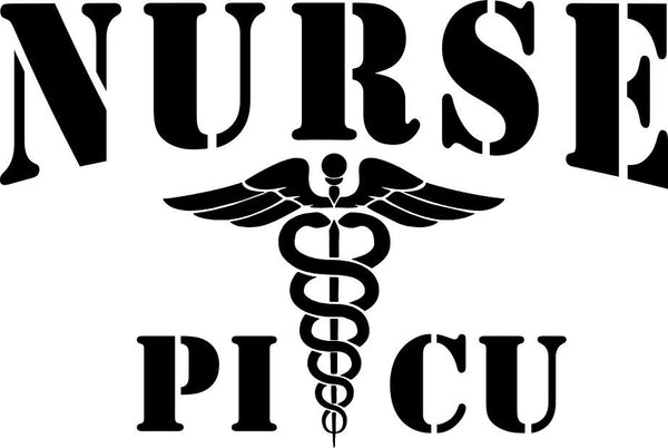 Nurse picu nurse decal - North 49 Decals