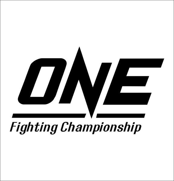 One FC decal, mma boxing decal, car decal sticker