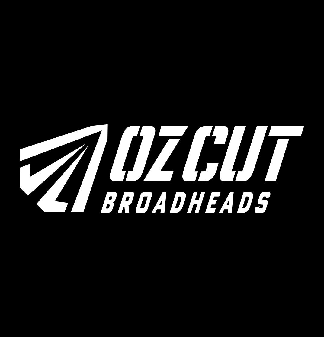 Oz Cut Crossbows decal, sticker, hunting fishing decal, car sticker