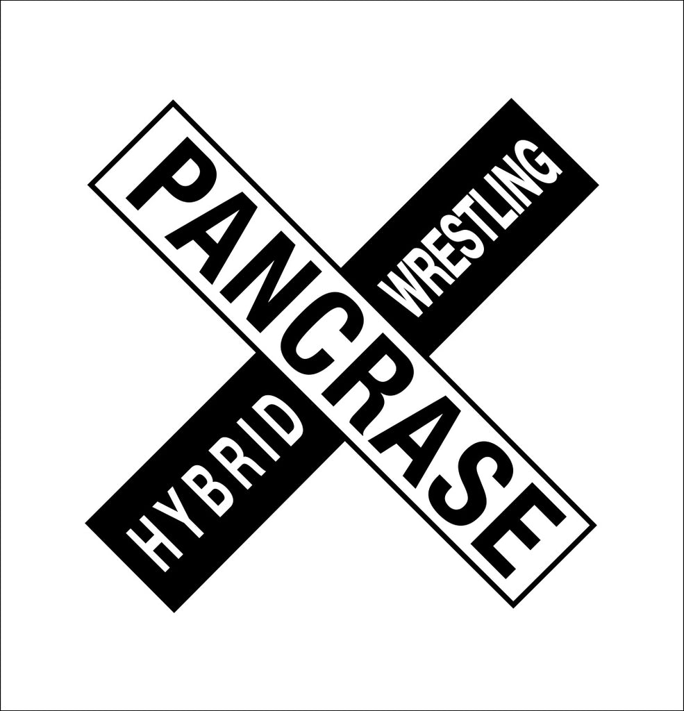 Pancrase decal, mma boxing decal, car decal sticker