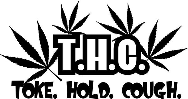 THC marijuana decal - North 49 Decals