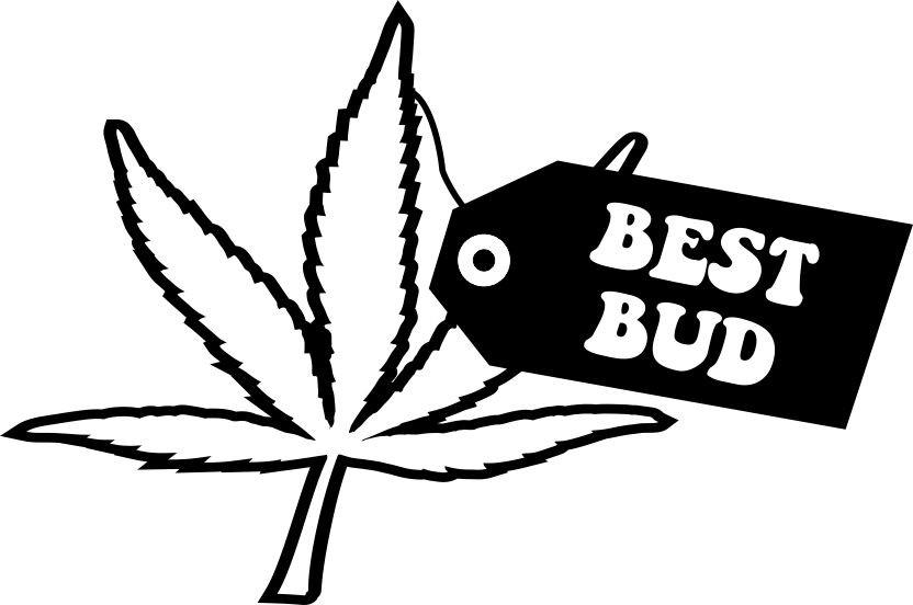 Best bud marijuana decal - North 49 Decals