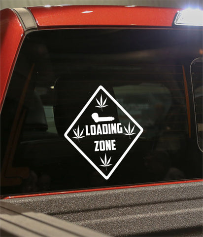 Loading zone marijuana decal - North 49 Decals