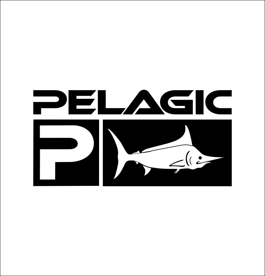 Pelagic Gear decal, sticker, hunting fishing decal, car sticker