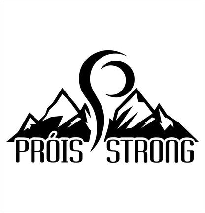 Prois Strong decal, sticker, fishing hunting sticker, car decal