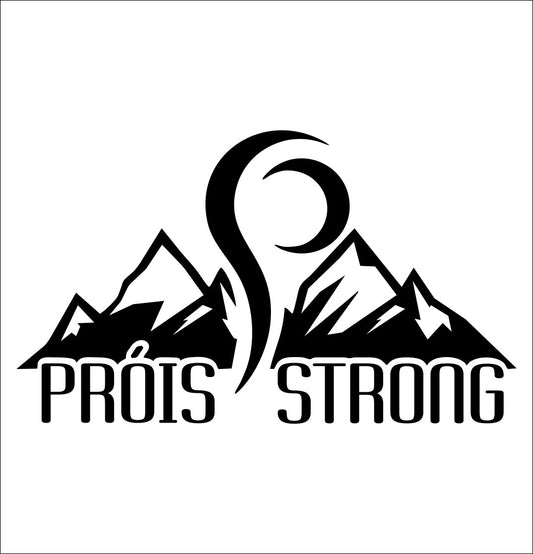 Prois Strong decal, sticker, fishing hunting sticker, car decal