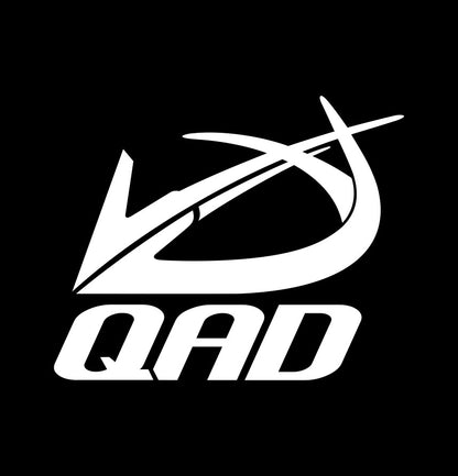QAD Quality Archery Designs decal, sticker, fishing hunting sticker, car decal b