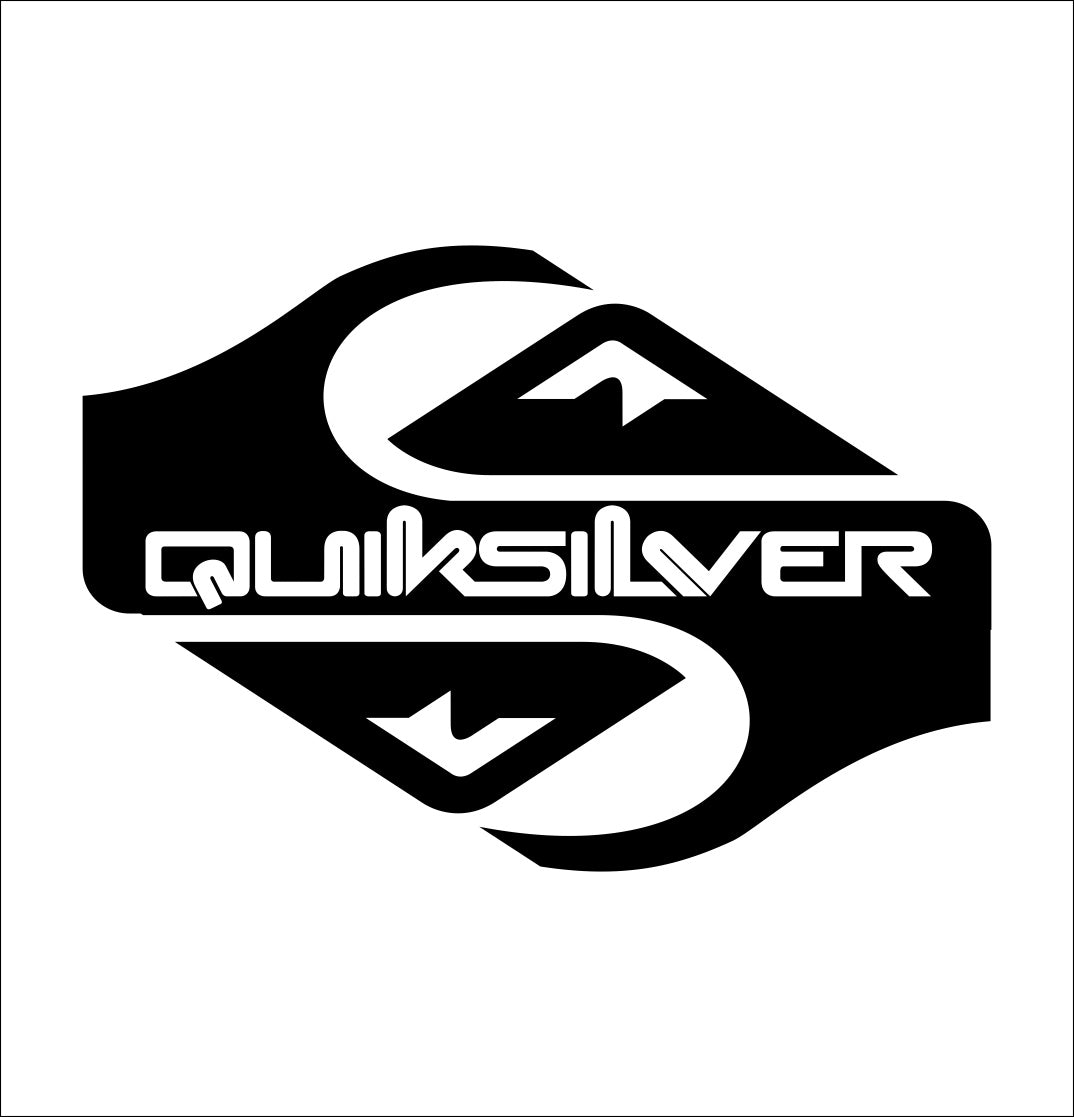 Quiksilver decal, skateboarding decal, car decal sticker