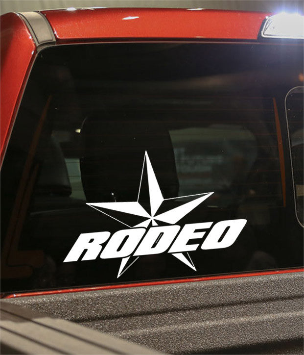 rodeo star 2 country & western decal - North 49 Decals