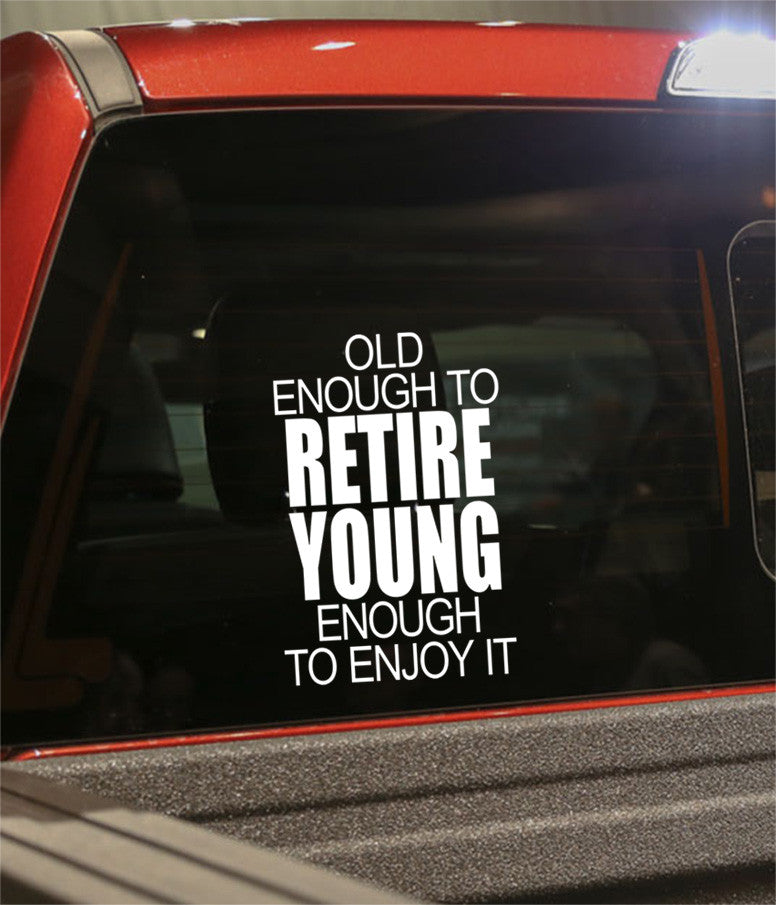 Retirement decal 3 - North 49 Decals