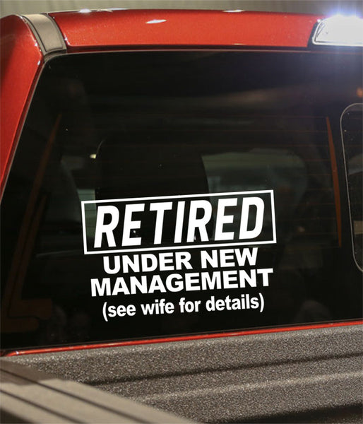 Retirement decal 5 - North 49 Decals